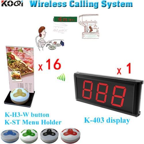 Call Button Menu Holder For Restaurant Transmitter System,Table Call Button