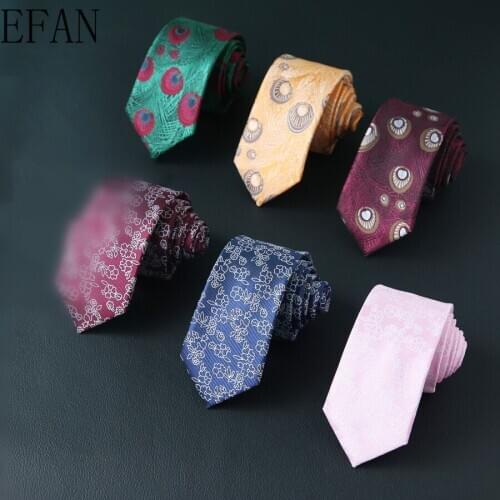 EFAN Mens Thin Ties