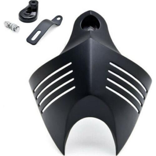 Chrome /Black Big Twin Horn Cover Cowbell Motorcycle For Harley Dyna Electra Glide Fatboy Softail