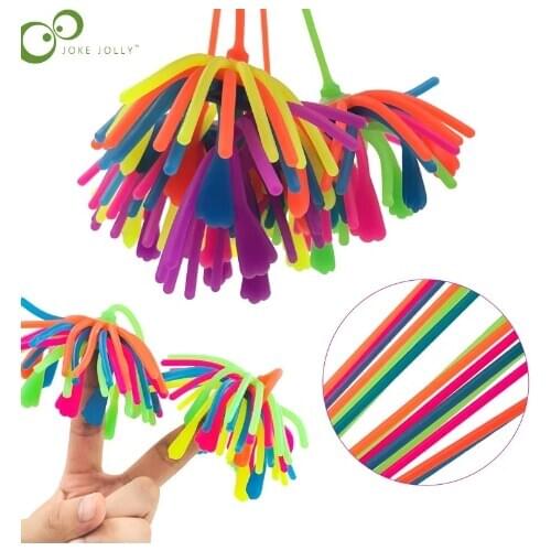 2PcsPR Rope Anti Stress Toys String Fidget Autism Vent Toys GYH Children Adult Decompression Toy Noodle Ball Stretch String T