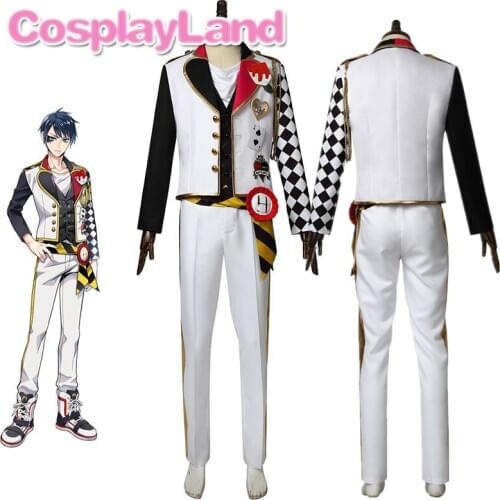 Game Twisted-Wonderland Cosplay Deuce Spade Costume Halloween Carnival Uniform Outfits Custom Made for Man Suit