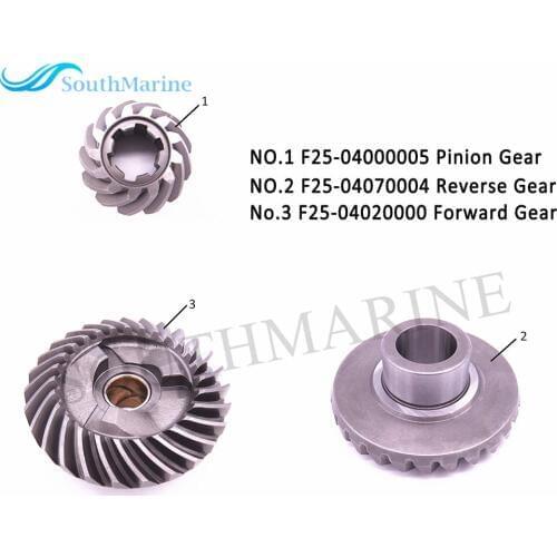 Boat Engine F25-04020000 Forward Gear & F25-04000005 Pinion & F25-04070004 Reverse Gear for Parsun HDX Makara 4-Stroke F20