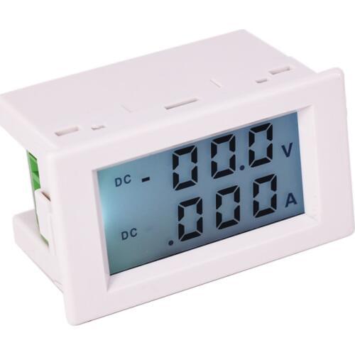 Positive and negative Voltage ammeter LCD digital display Charge and discharge Two-way measurement multimeter AC220V Supply