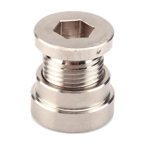 O2 Oxygen Sensor Plug and Bung Kit Boss Nut M18X1.5MM HEX CAP