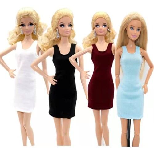 1/6 Charming Sleeveless Tank Doll Dress For Barbie Clothes Outfits 1/6 BJD Dolls Accessories Kids & Baby Playhouse DIY Toys Gift