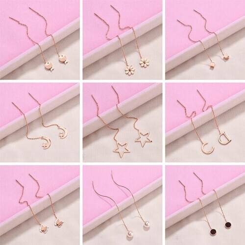 Retro titanium steel earrings are suitable for girls' classic big pendants earrings 2020 womens fashion jewelry earrings fashio