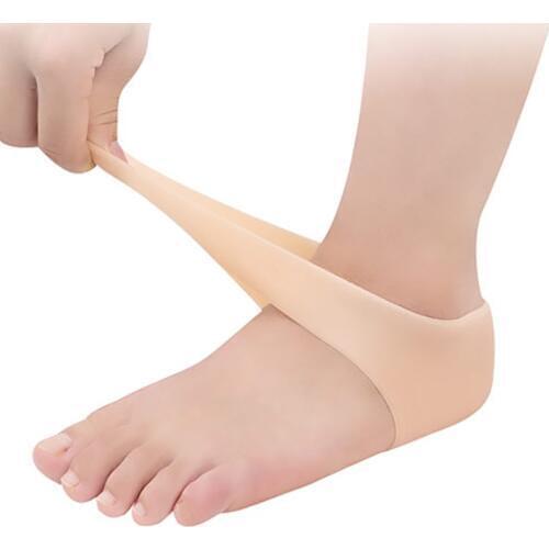 USHINE silicone gel insoles heel protection soft crack relieve heel pain insole ballet ballroom gym insole shoes man woman
