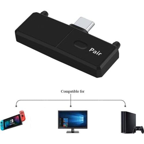 For Nintendo Switch Audio Receiver transmitter Wireless USB/Type-C Support Bluetooth Adapter For PS4 Console Converter For PC