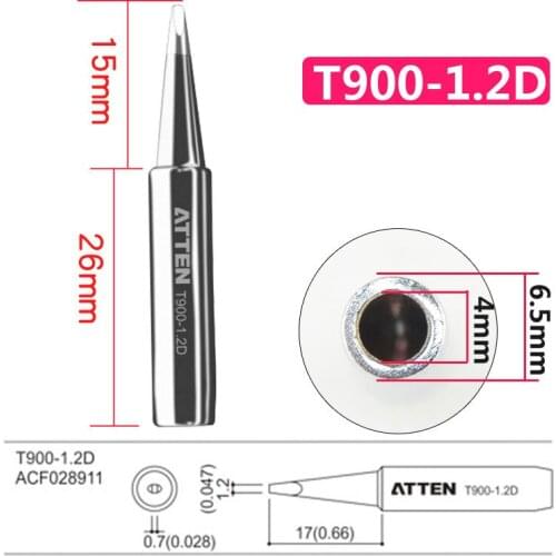 ATTEN T900-1.2D Original authentic T-900Tip For 936 Solder Station