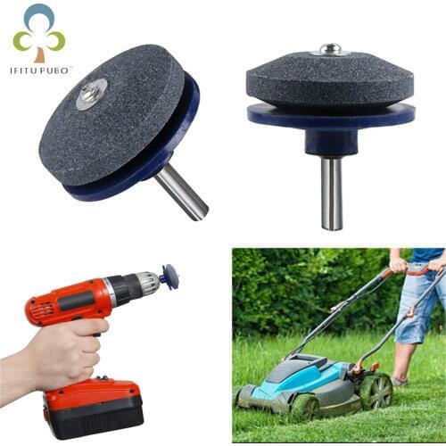 1PC Grinding Drill Sharpener Lawnmower Faster Rotary Drill Blade Sharpener Grinding Tool Garden Lawn Mower Parts ZXH