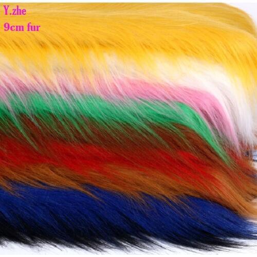 150x50cm1pc Good 9cm Long Fur Rabit Faux Fur Fabric Soft Plush Faux Fur Fabric Sewing Material Diy Home decoration Cloth Fur