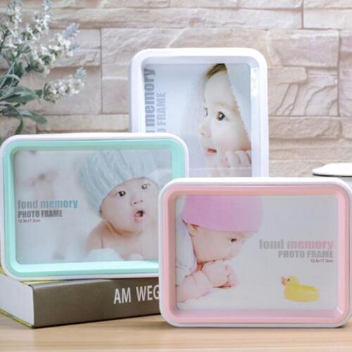 7 Size DIY Plastic Photo Frame Children Photo Frame Picture Frame Desktop Decoration Wood Crafts Home Decor Gifts