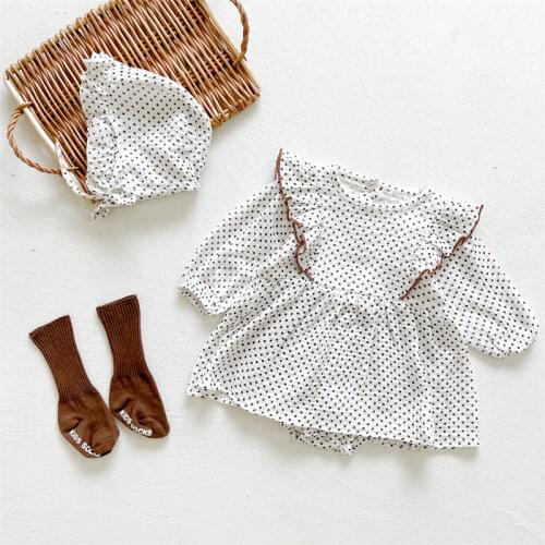Angoubebe 203H20 new season products infants and young children plaid hakama skirt baby long-sleeved hakama romper