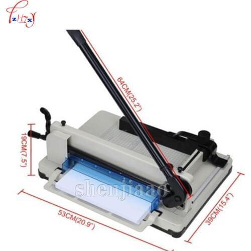 Paper Cutter 858-A4 Paper Cutting guillotine Heavy Duty Industrial Machine 200 Sheet Normal Manual Paper Cutter