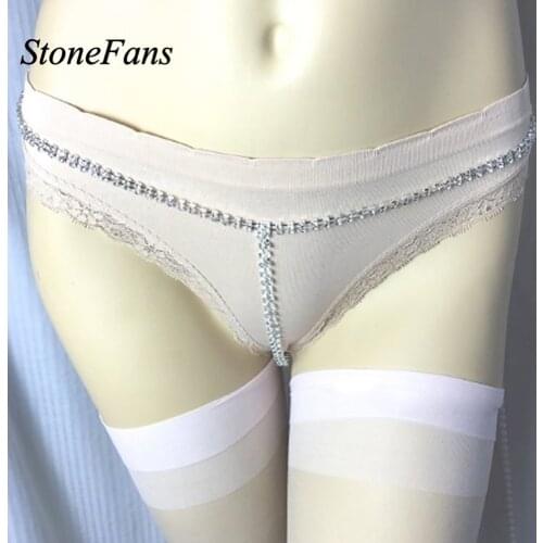 StoneFans Belly Dance Waist Chain Belt Adjustable Rhinestone Charm Sexy Glittery Holiday Body Jewelry Valentine Gift for Women