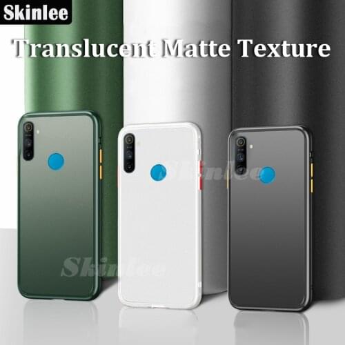 Skinlee For Realme C3 Case Translucent Skin Matte Hard Cover Shockproof Phone Case For Realme C3 Cover