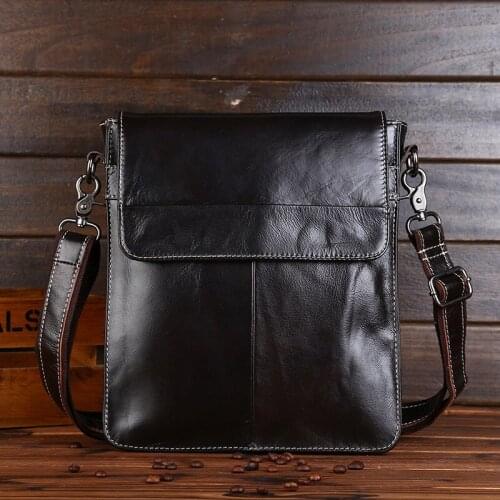 Oil Wax Business Leather Chic Large Capacity Cowhide Womens Handbags Brand High Quality Document Luxury Shoulder Bags