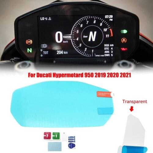 For Ducati Hypermotard 950 2019 2020 2021 Motorcycle Cluster Scratch Protection Instrument Speedometer Film Screen Protector