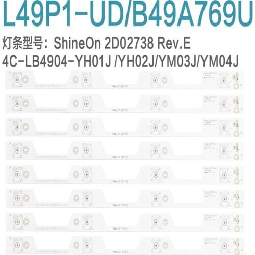 FOR TCL L49P1-UD strip D49A730U strip YHF-4C-LB4904-VH01J 010316-NE7