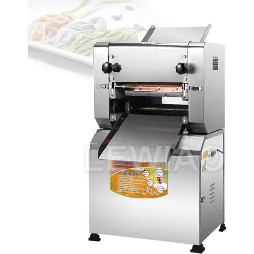 Electric Noodle Press Machine Dough Roller Stainless Steel Desktop Pasta Dumpling Maker Commercial Kneading Noodle Machine