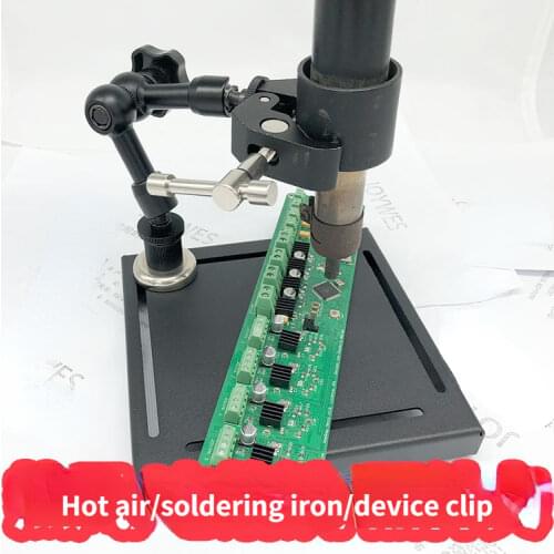 Electric Soldering Iron Desoldering Soldering Station Test Tube Clamp Video Game Plug-in Welding Mobile Phone Repair Bracket DIY