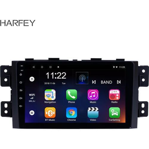 Harfey Android 10.0 radio Bluetooth GPS Navigation system 9" For 2008-2016 KIA Borrego with TPMS DVR OBD II USB 3G WiFi SWC