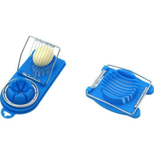 Hot Egg Slicers 3 in 1 Egg Cutter Eggs Splitter Dividers Egg Cutters Slicer Splitter Creative Kitchen Gadgets Cooking Tools