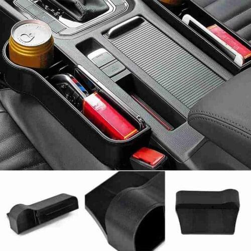 Diamond Car Accessories Exquisite Car Front Seat Organizer-noble Ladys Seat Side Storage Box Gap Filler With Bling Console