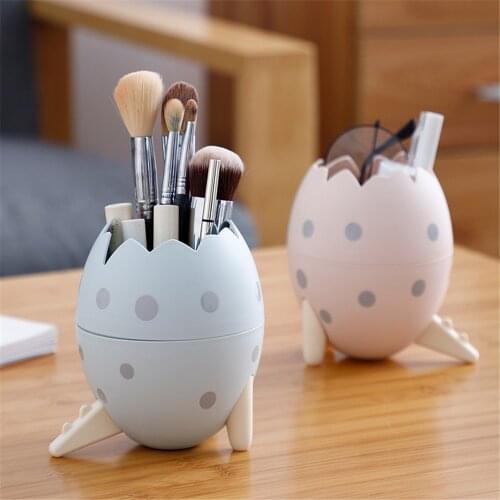 Cartoon Dragon Egg Pen Holder Home Office Storage Box Containers Household Stationery Organizer Home Decor Desktop Organizer