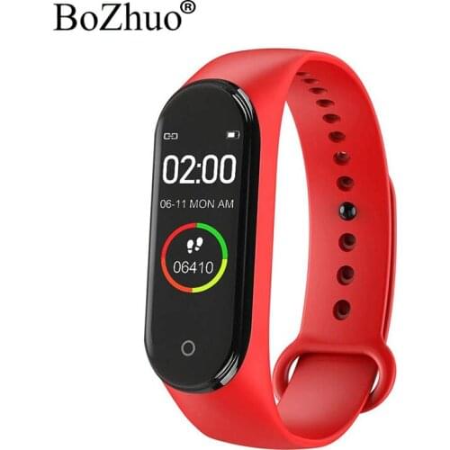 M4 Sport Smart Bracelet Men Fitness Relogio Tracker Watch Sport Wristband Heart Rate Blood Pressure Smartband Womens Smart Band