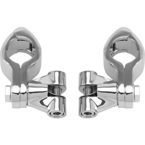 Motorcycle 1.25Inch 1 1/4Inch 32mm Pinless Engine Guard Footpeg Clamps Mounting Kit for Honda Kawasaki Softail Bob