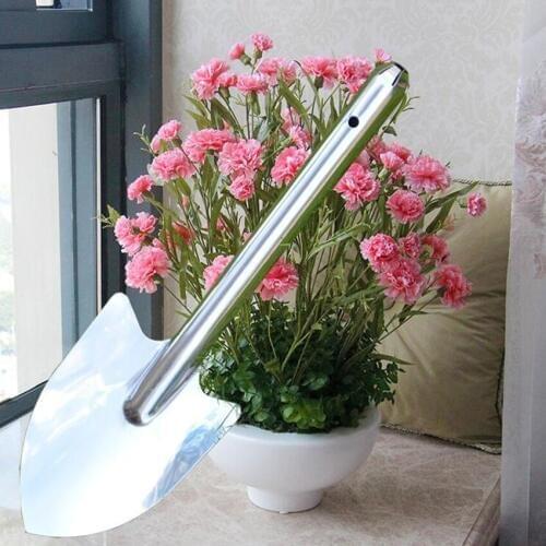 New high-grade garden tools stainless steel spade shovel outdoor flower garden utilities household small shovel