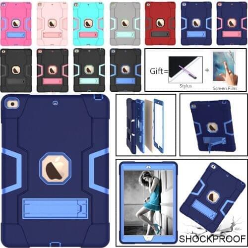 New For iPad 10.2 7 7th Generation 2019 Case Rugged Shockproof Heavy Duty Hybrid Three Layer Armor Defender Kids Child Cover