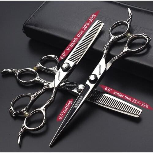 Hairdressing Scissors Household Hairdressing Cut Hair Bangs Thinning Artifact Female Own Flat Teeth Scissor Set