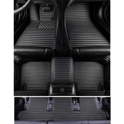 Custom full set car floor mats + trunk mat for Hyundai Grand Starex 12 seats 2019-2010 waterproof carpets for Grand Starex 2017