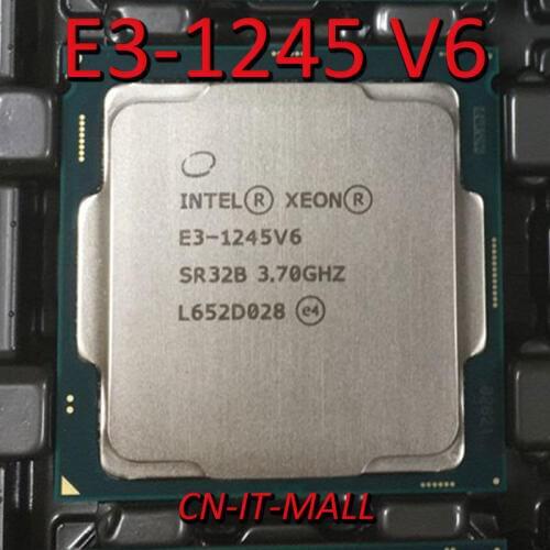 Intel Xeon E3-1245 V6 CPU 3.7GHz 8M 4 Core 8 Threads LGA1151 Processor