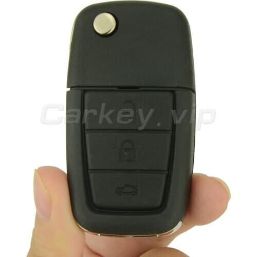 Remotekey 92213311 - 92252257 Remote flip car key for Holden VE Commodore 3 button with horn GM46LCK chip 434 mhz GM45 key blade