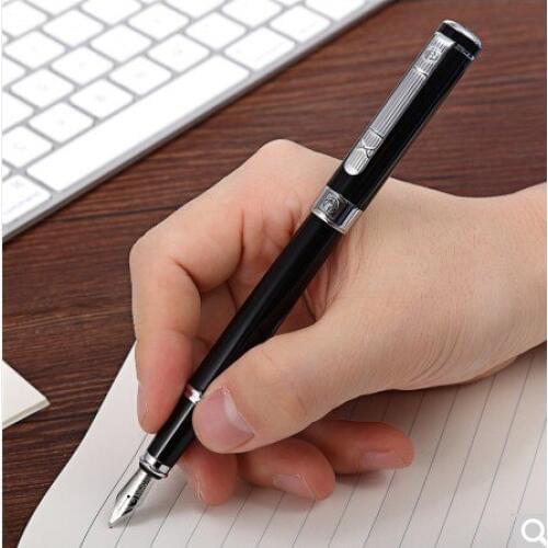 High quality Picasso 902 brand black metal fountain pen school office stationery Calligraphy Pen Luxury writing gift ink pens