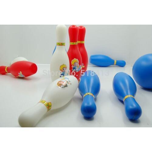 Ball Childrens Bowling Suit Puzzle Parent-child Toy Colorful Cartoon Plastic Sports Bowlings Classic Children Toys Gifts 2021