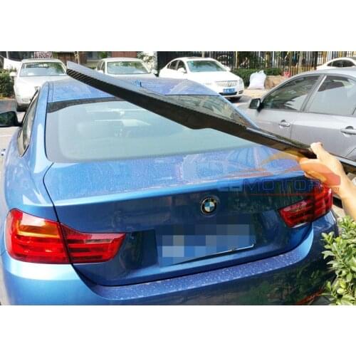 Real Carbon FIber M4 Look Style Trunk Boot Lip Spoiler For BMW F32 4-Series Coupe Non-M4 2014UP B187