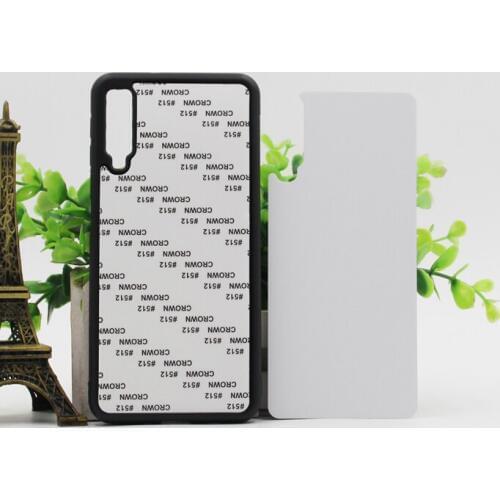Wtsfwf DIY 2D Sublimation rubber silicone TPU+PC Blank Case for A7 2018 A750 with Aluminum Inserts and glue 10pcs/lot