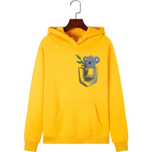 Women Hoodies Oversized Hoodie Streetwear Hoody Sweatshirt Clothes Female Hooded Graphic Sweatshirts Koala Printed Autumn Tops