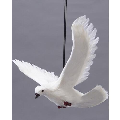 ZILIN Simulated Feather Dove / Wedding Decoration Flying Dove