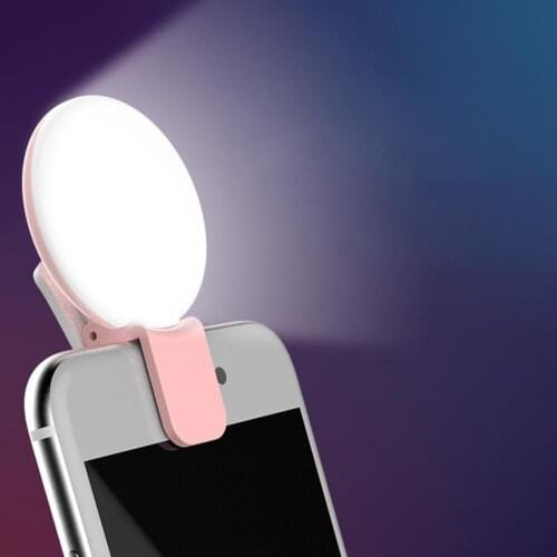 1pc Universal Selfie LED Ring Flash Light Mobile Phone Beauty Lighting Night Darkness Selfie for Cell Phone Camera for Party