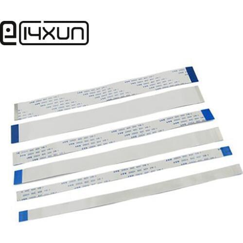 10Pcs Flat flexible cable FFC FPC LCD cable AWM 20624 FFC-1.0MM 200mm A/B Type Reverse Side 4/6/8/10/12/14/16/18/20/22/24/30 Pin