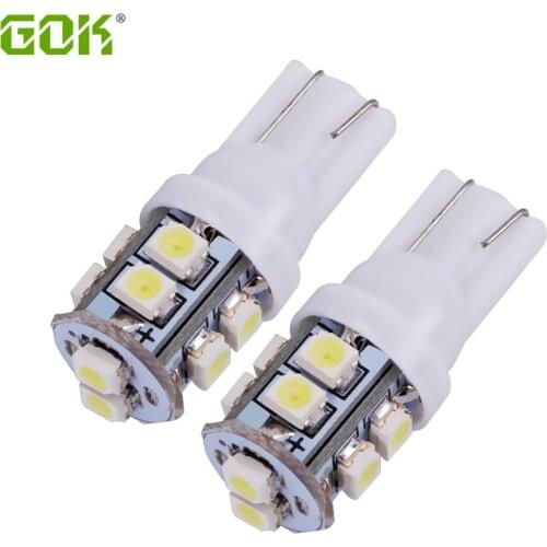 10pcs t10 10led smd 1210 3528 led light White 12V W5W LED t10 10smd Light Automobile Bulbs Lamp Wedge car-styling Light