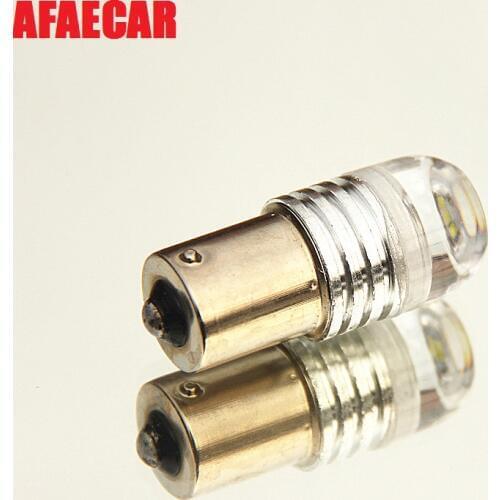 AFAECAR 10pcs led 1156 BA15S Auto Bulbs 1156 Parking Lamp Brake Car light