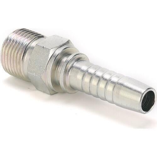 12611-12-12 BSP G3/4'' thread hose tail 3/4‘’ Male 60° cone seat hydraulic hose fittings