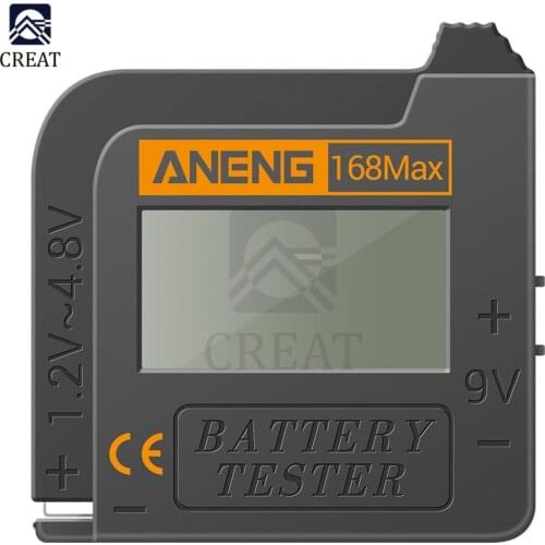 168Max Digital Lithium Battery Capacity Tester LCD Battery Voltage Tester Digital Lithium Battery Capacity Diagnostic Tool