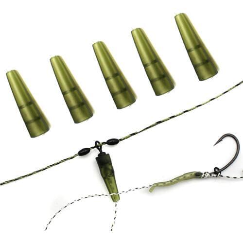 20Pcs/lot Carp Fishing Accessories Micro Anti Tangle Sleeves Connect Fish Hook Sleeves Terminal Tackle Equipment Tool Pesca